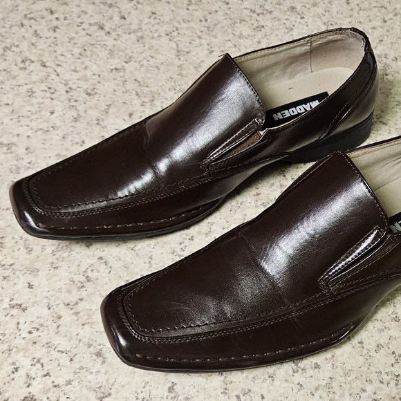 STEVE MADDEN BROWN DRESS SHOES SIZE 9 - Picture 1 of 5